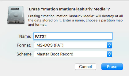 flash drive format for both mac and pc